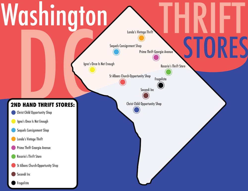 PRINT secondhand shopping map